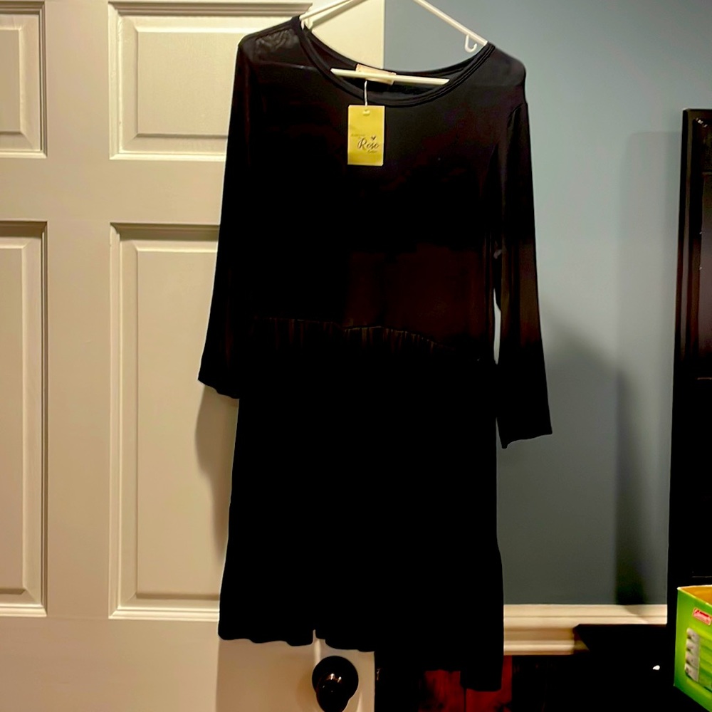 Black Cotton Dress